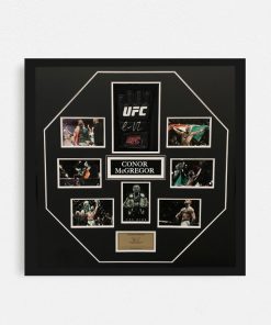 Panoramic Collage Signed Framed Wings by Conor Mcgregor